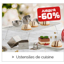 Ustensiles de cuisine jusqu'à -50%*
