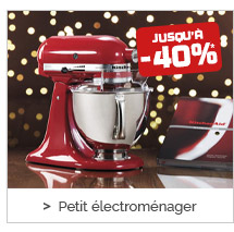Petit électroménager jusqu'à -40%*