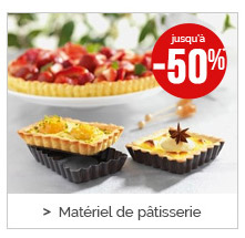 Matériel de pâtisserie jusqu'à -50%*